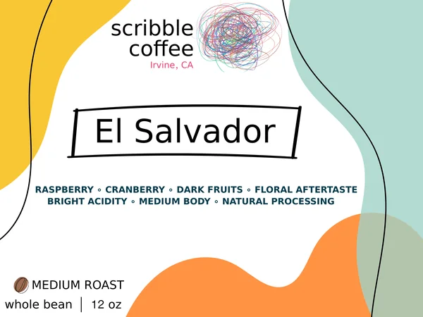 el salvador — bag label