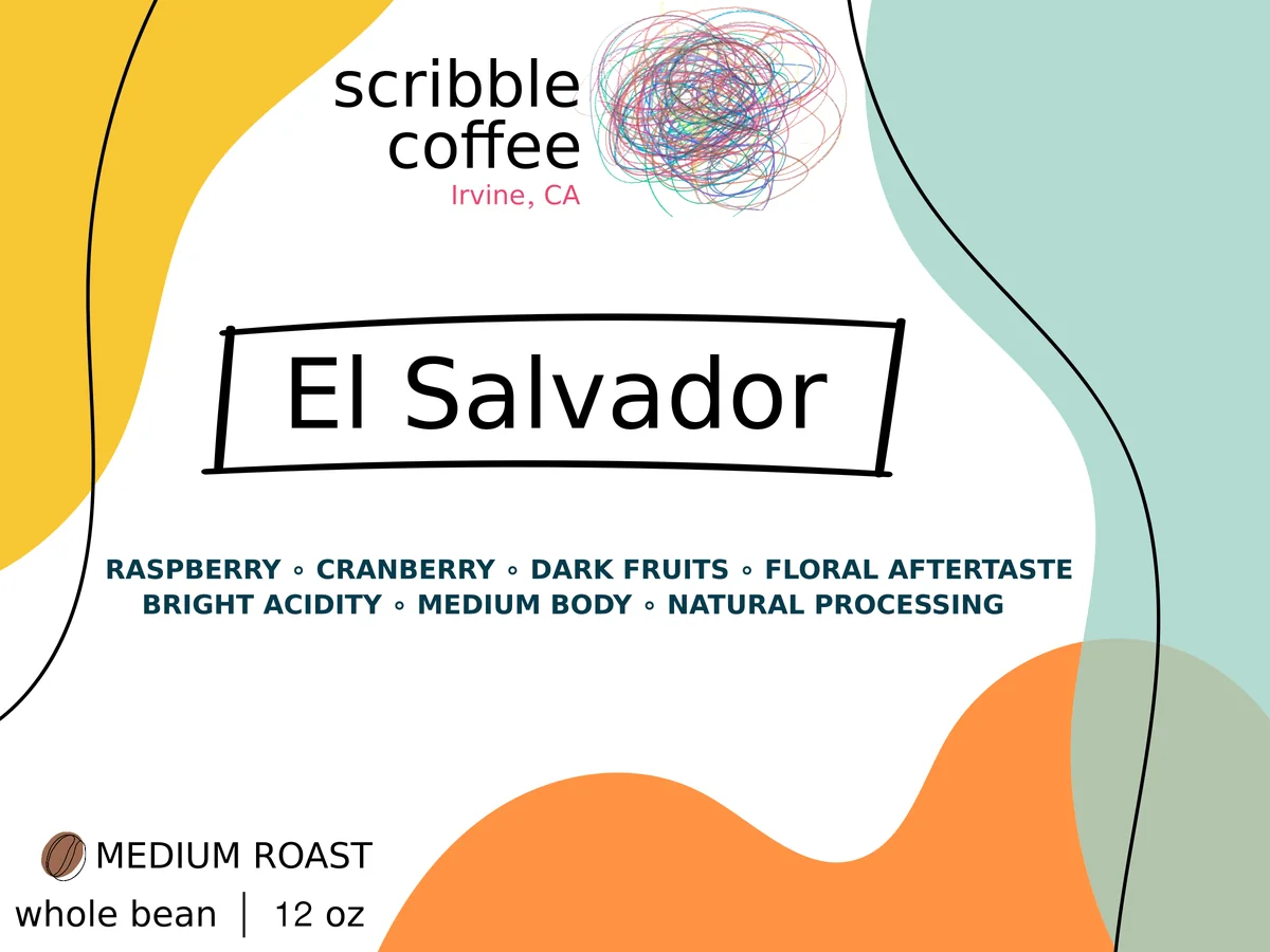 el salvador — bag label