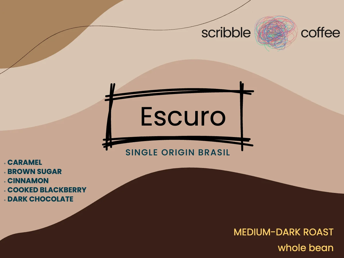 escuro — bag label